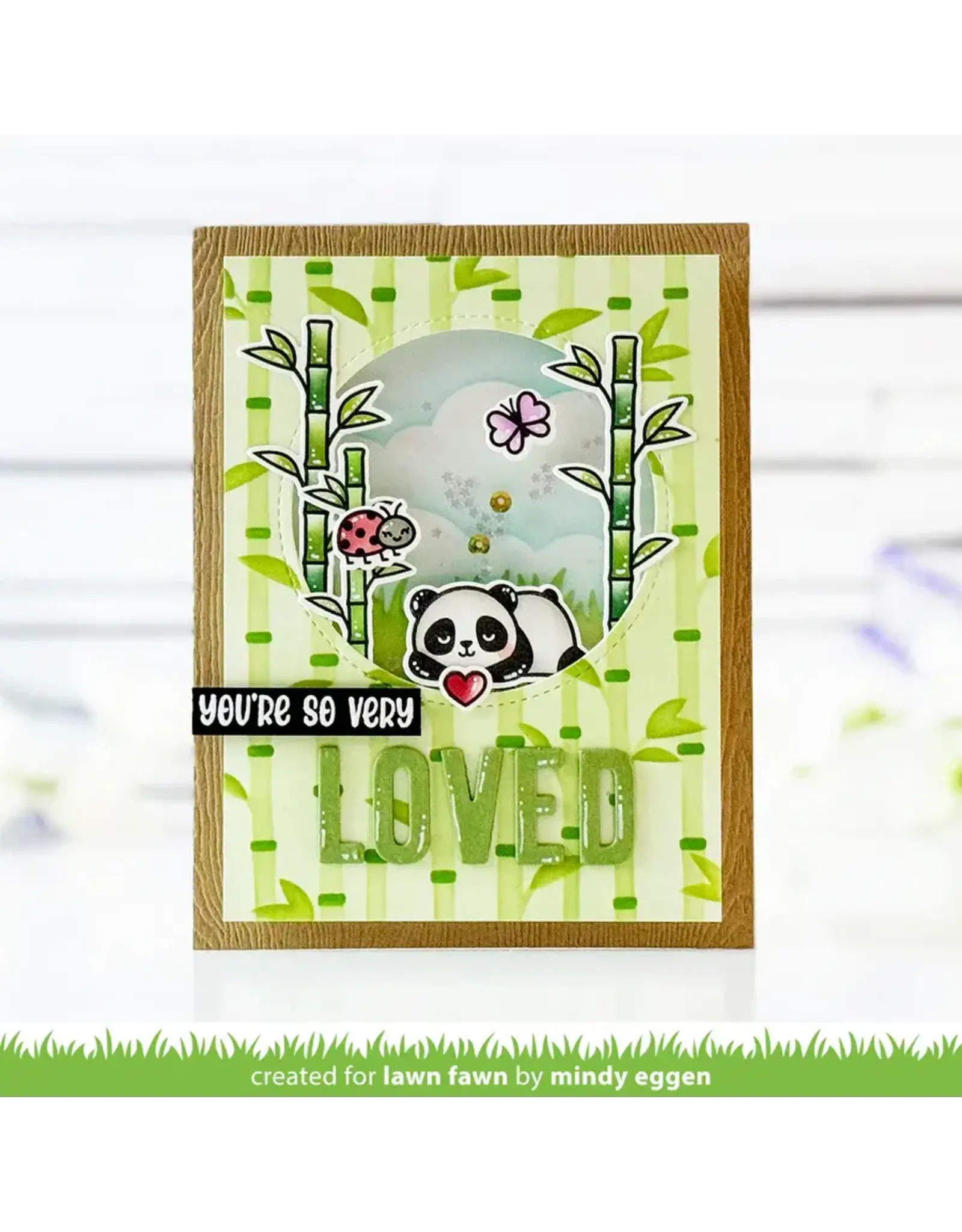 LAWN FAWN LAWN FAWN HENRY'S BUILD-A-SENTIMENT: LOVE CLEAR STAMP SET