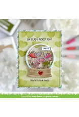 LAWN FAWN LAWN FAWN LAYERED HEARTS BACKGROUND 6x6  STENCIL SET 3/PK