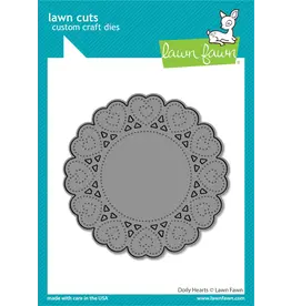LAWN FAWN LAWN FAWN DOILY HEARTS DIE