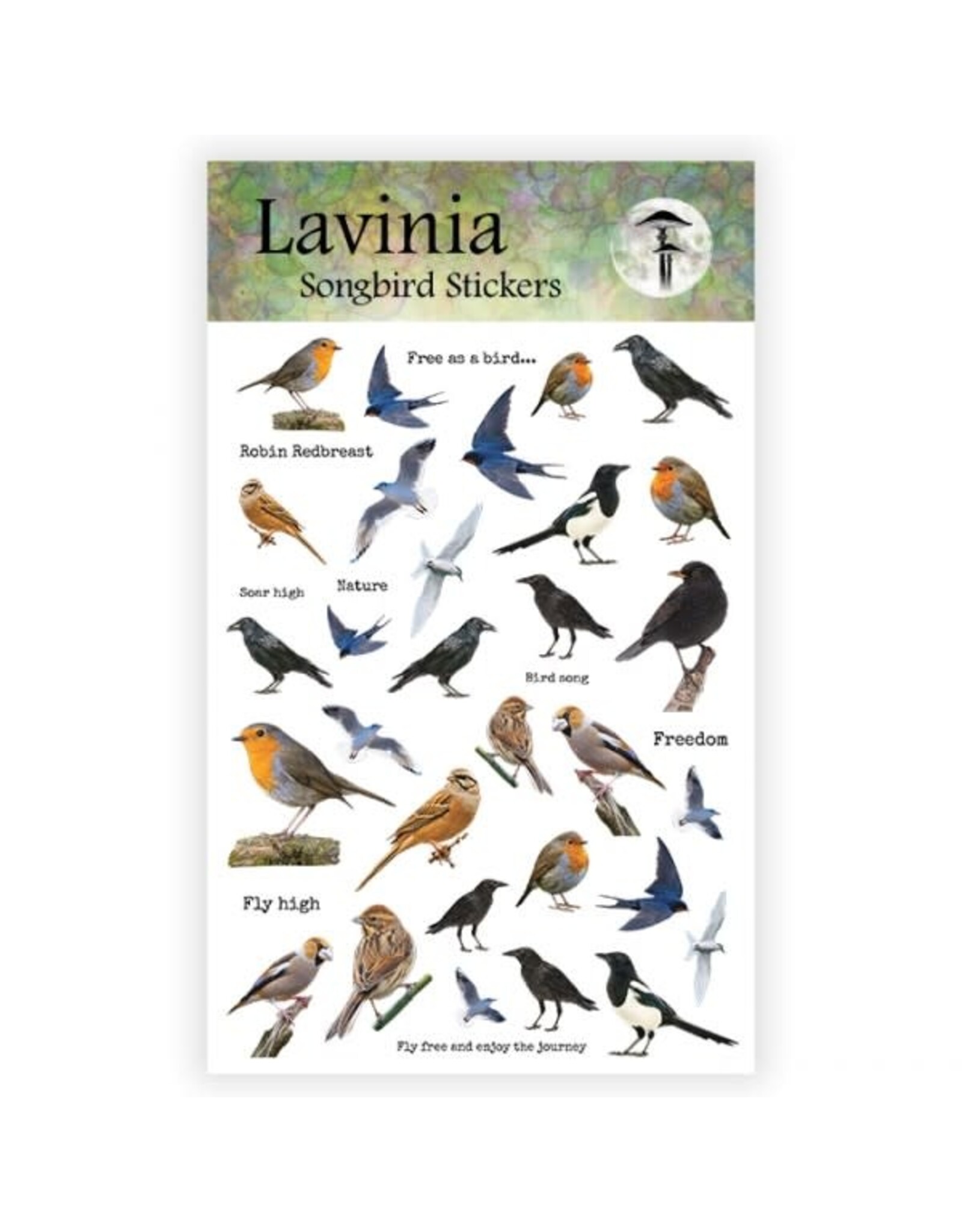LAVINIA STAMPS LAVINIA SONGBIRD STICKERS