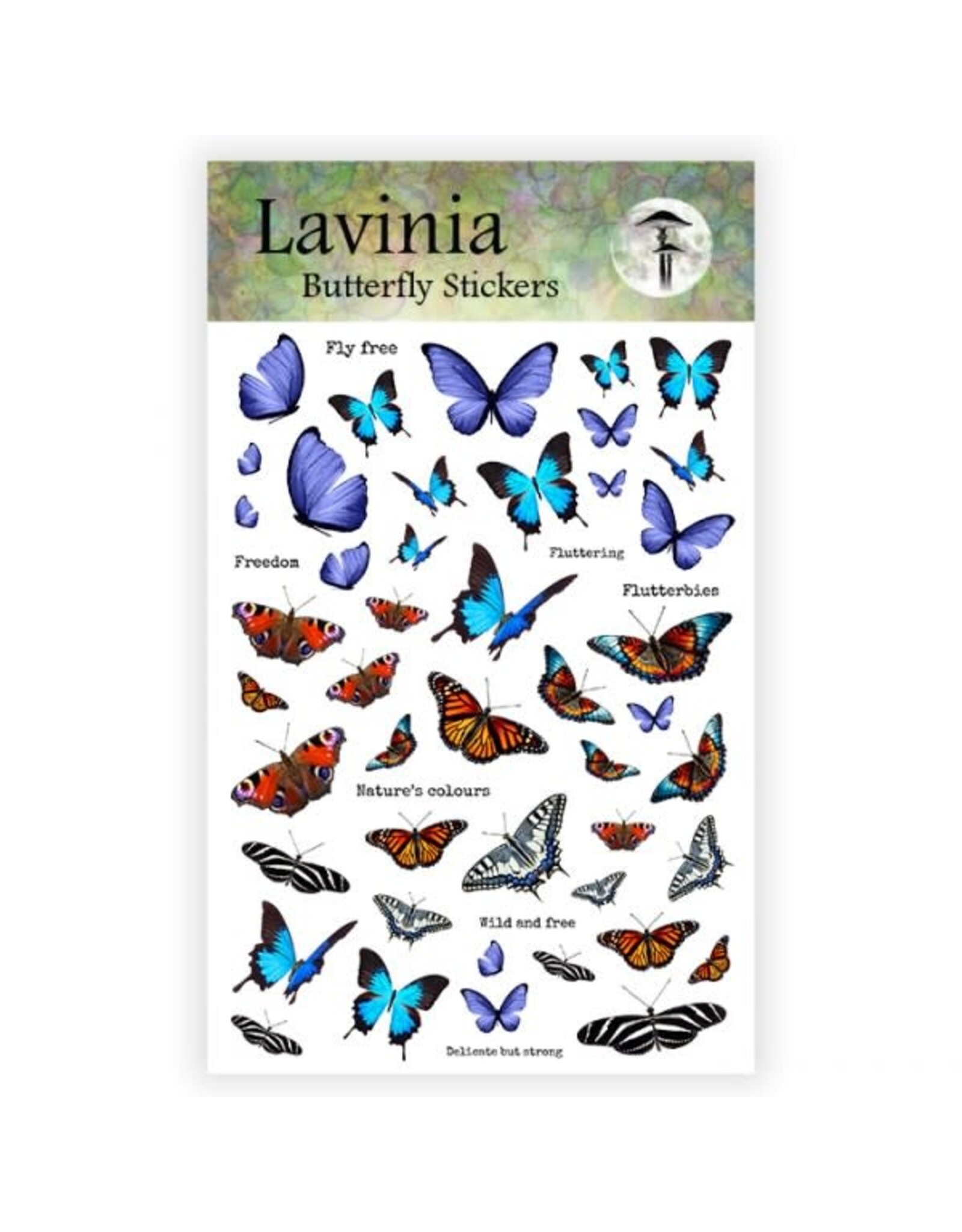 LAVINIA STAMPS LAVINIA BUTTERFLY STICKERS