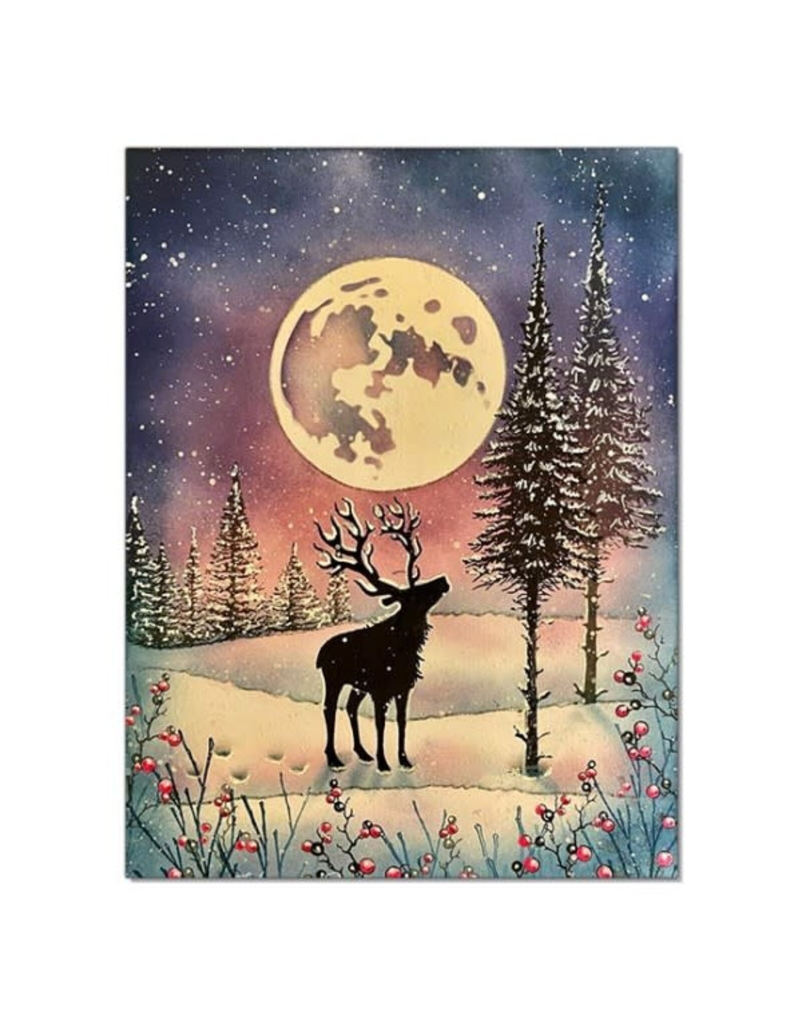 LAVINIA STAMPS LAVINIA STAMPS REINDEER SMALL CLEAR STAMP