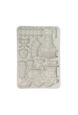 STAMPERIA STAMPERIA ART OF TRAVELLING TRAIN A5 SILICONE MOULD