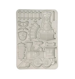STAMPERIA STAMPERIA ART OF TRAVELLING TRAIN A5 SILICONE MOULD
