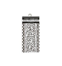 STAMPERIA STAMPERIA ART OF TRAVELLING STRIPES 12x25cm STENCIL