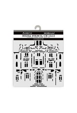 STAMPERIA STAMPERIA ART OF TRAVELLING PALACE 12x12cm STENCIL