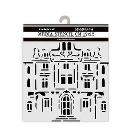 STAMPERIA STAMPERIA ART OF TRAVELLING PALACE 12x12cm STENCIL