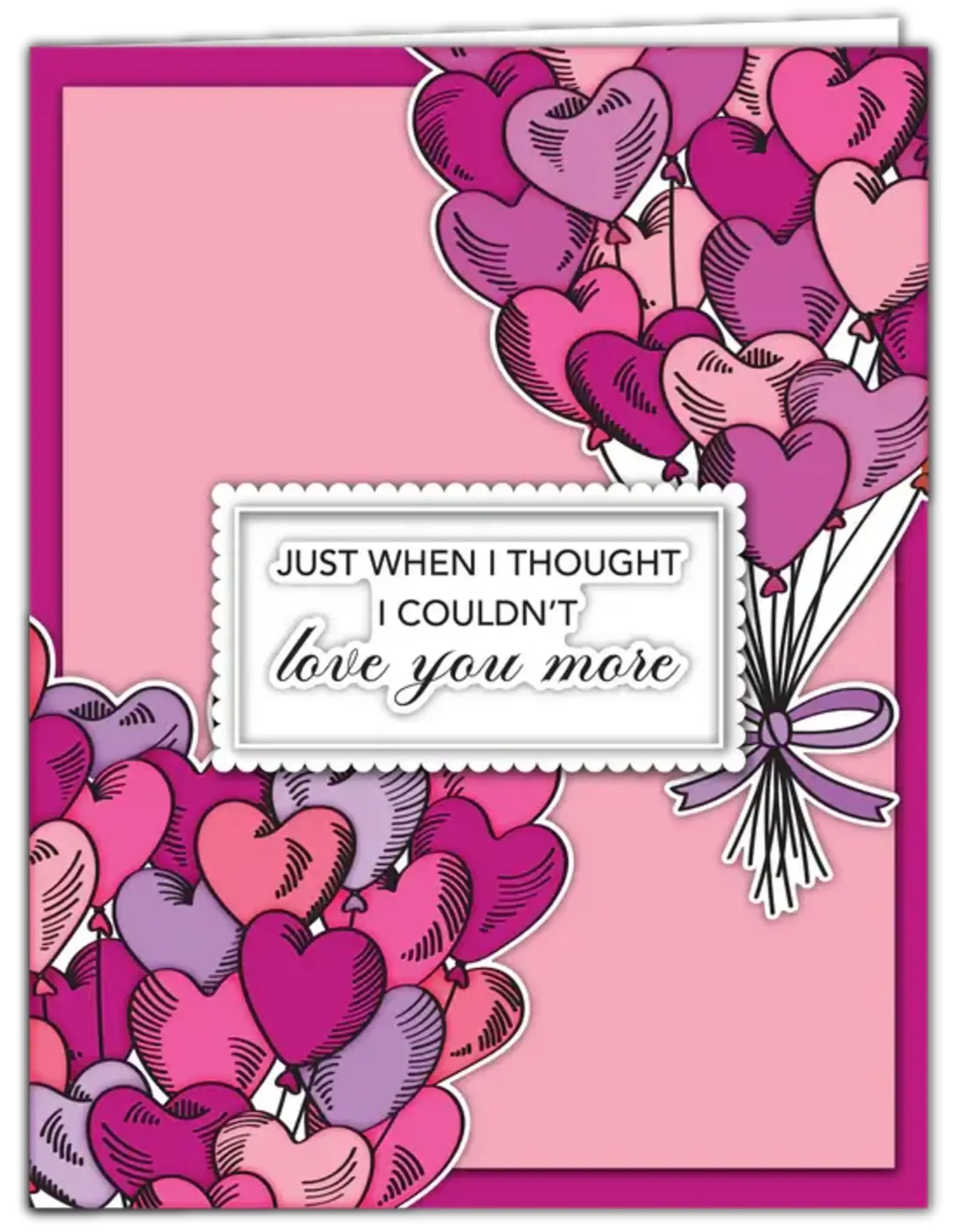 LDRS CREATIVE LDRS CREATIVE HEART BALLOON BOUQUET COORDINATING DIE SET