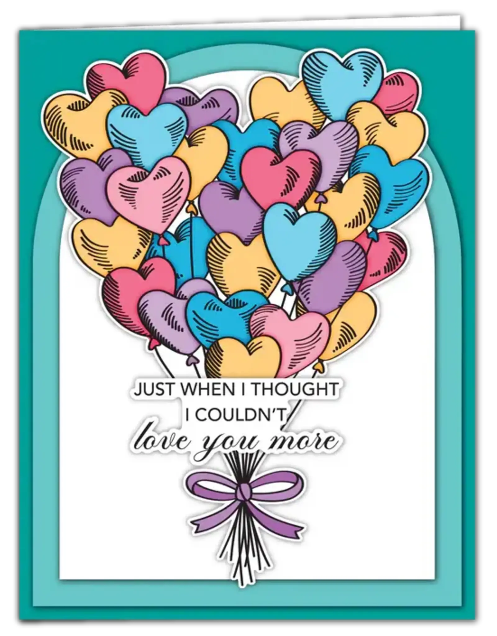 LDRS CREATIVE LDRS CREATIVE HEART BALLOON BOUQUET COORDINATING DIE SET