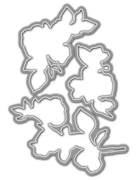 LDRS CREATIVE LDRS CREATIVE APPLE BLOSSOM SWAG COORDINATING DIE SET