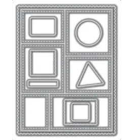 LDRS CREATIVE LDRS CREATIVE NESTED POSTAGE COLLAGE DIE SET