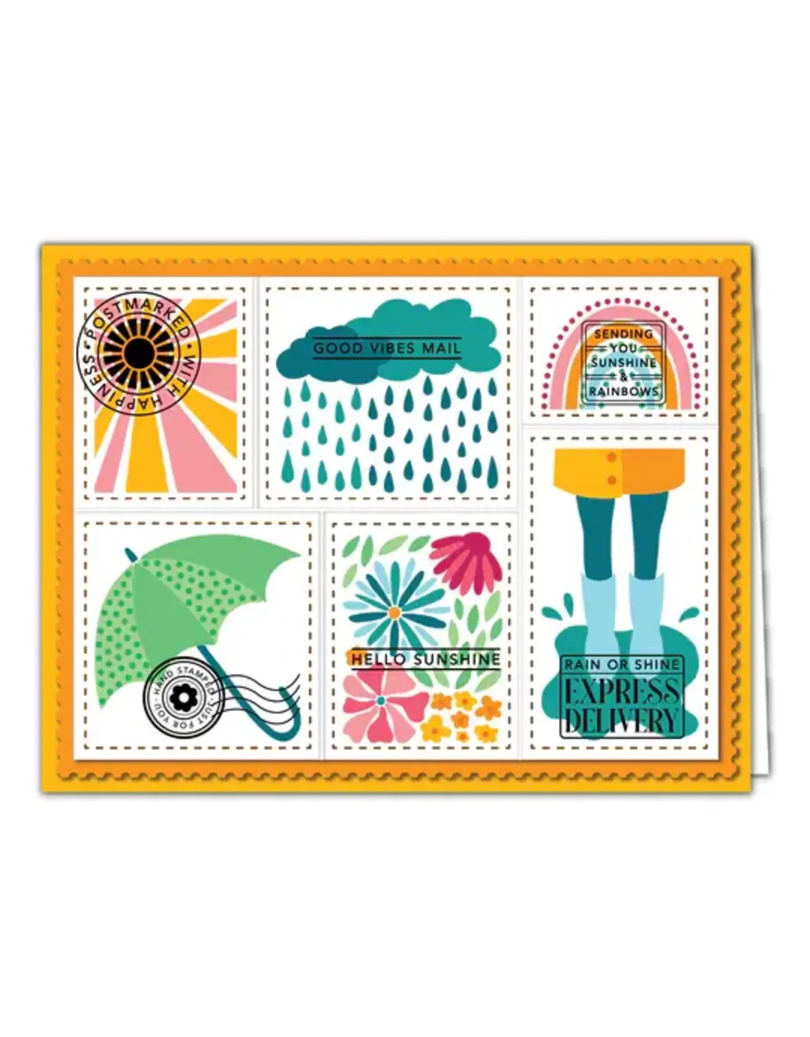 LDRS CREATIVE LDRS CREATIVE NESTED POSTAGE COLLAGE DIE SET