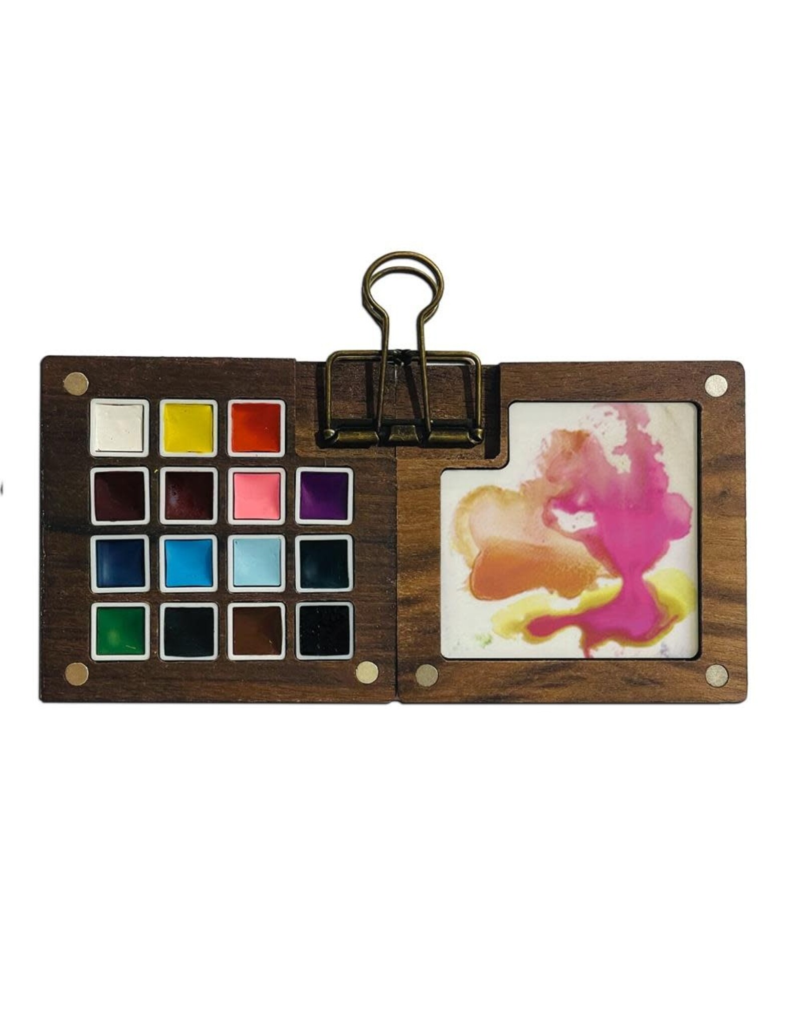 STAMPERIA STAMPERIA VICKY PAPAIOANNOU CREATE HAPPINESS WATERCOLOR PAINT SET 15/PK