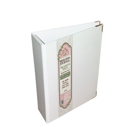 STAMPERIA STAMPERIA VICKY PAPAIOANNOU CREATE HAPPINESS WHITE A6 MIXED MEDIA JOURNAL ORGANIZER WITH METAL CORNERS