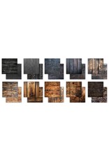 CRAFT CONSORTIUM CRAFT CONSORTIUM SCORCHED WOOD PAPER PAD 12x12 30 SHEETS