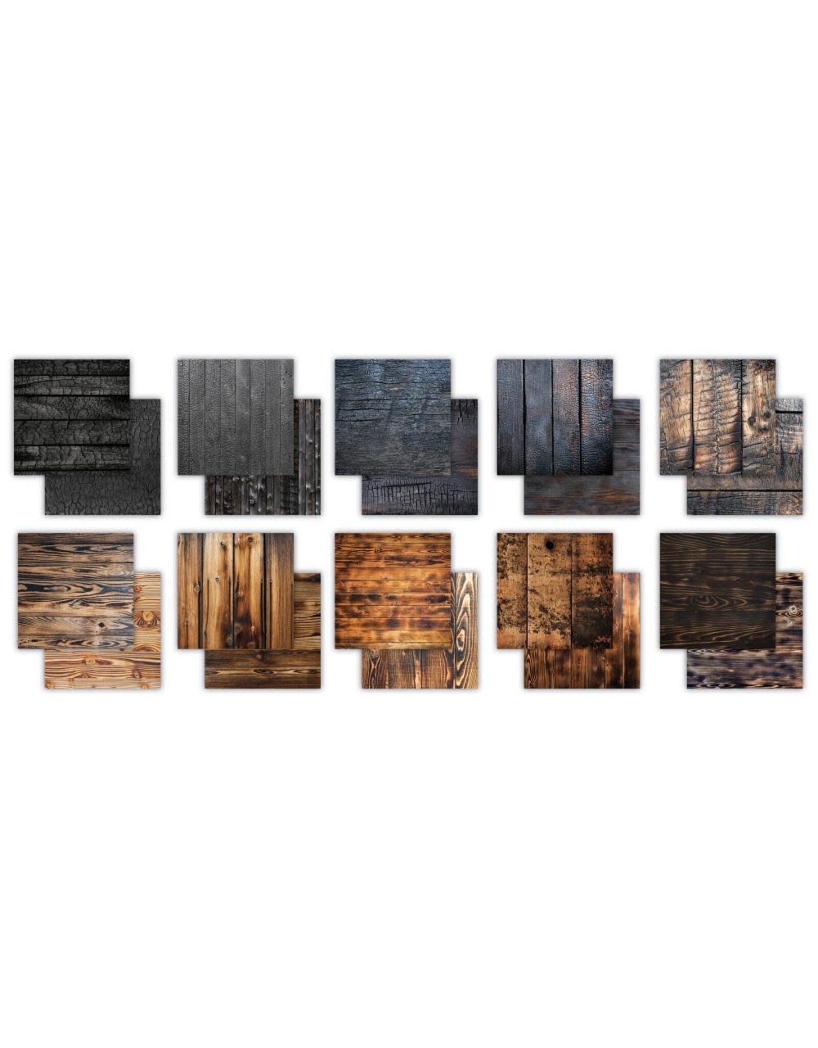 CRAFT CONSORTIUM CRAFT CONSORTIUM SCORCHED WOOD PAPER PAD 12x12 30 SHEETS