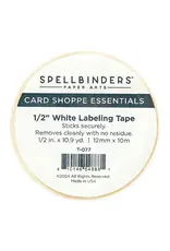 SPELLBINDERS SPELLBINDERS WHITE LABELING TAPE 1/2"