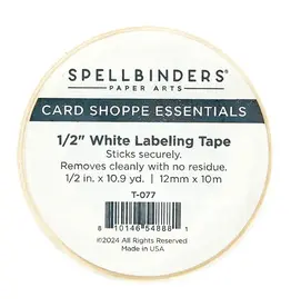 SPELLBINDERS SPELLBINDERS WHITE LABELING TAPE 1/2"
