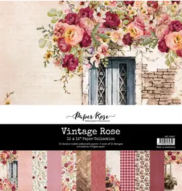 PAPER ROSE PAPER ROSE VINTAGE ROSE 12x12 PAPER COLLECTION