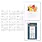 SPELLBINDERS SPELLBINDERS BETTERPRESS 2025 DIY CALENDAR PRESS PLATES