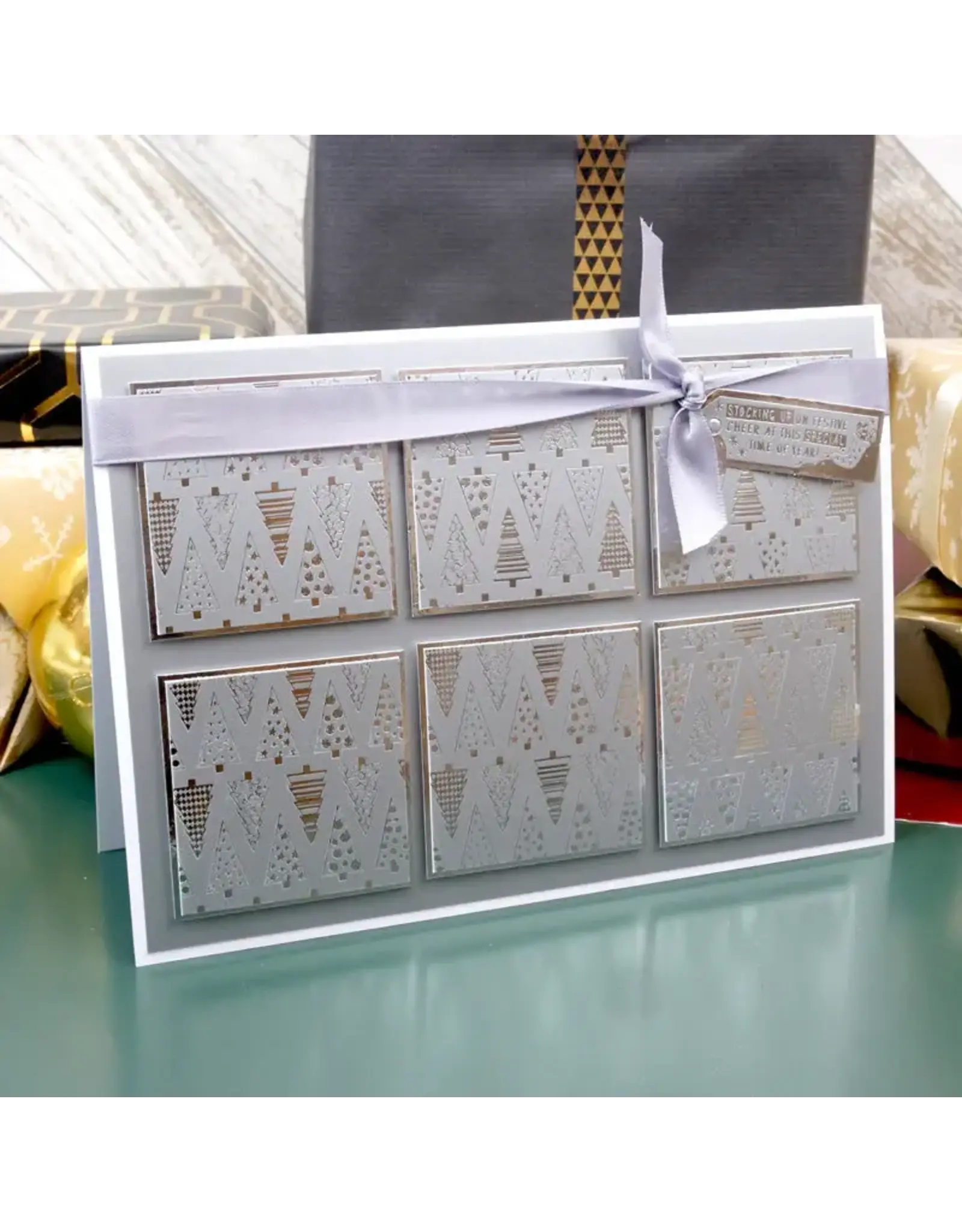 HUNKYDORY CRAFTS LTD. HUNKYDORY ADORABLE SCORABLE SILVER SHIMMER A4 CARDSTOCK 30 SHEETS