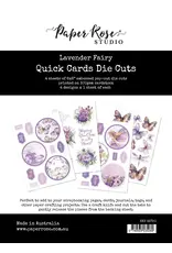 PAPER ROSE PAPER ROSE STUDIO LAVENDER FAIRY QUICK CARDS 6x8 DIE CUTS