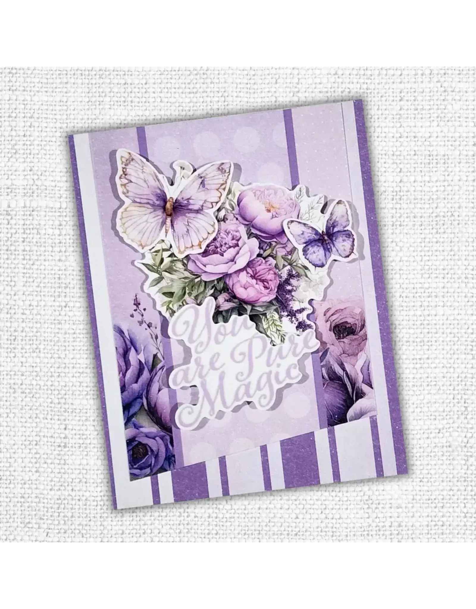 PAPER ROSE PAPER ROSE STUDIO LAVENDER FAIRY QUICK CARDS 6x8 DIE CUTS