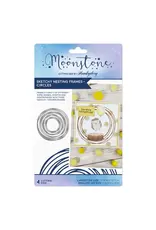 HUNKYDORY CRAFTS LTD. HUNKYDORY MOONSTONE SKETCHY NESTING FRAMES - CIRCLES DIE SET