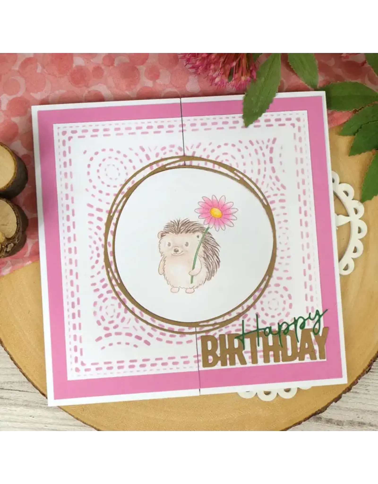 HUNKYDORY CRAFTS LTD. HUNKYDORY MOONSTONE SKETCHY NESTING FRAMES - CIRCLES DIE SET