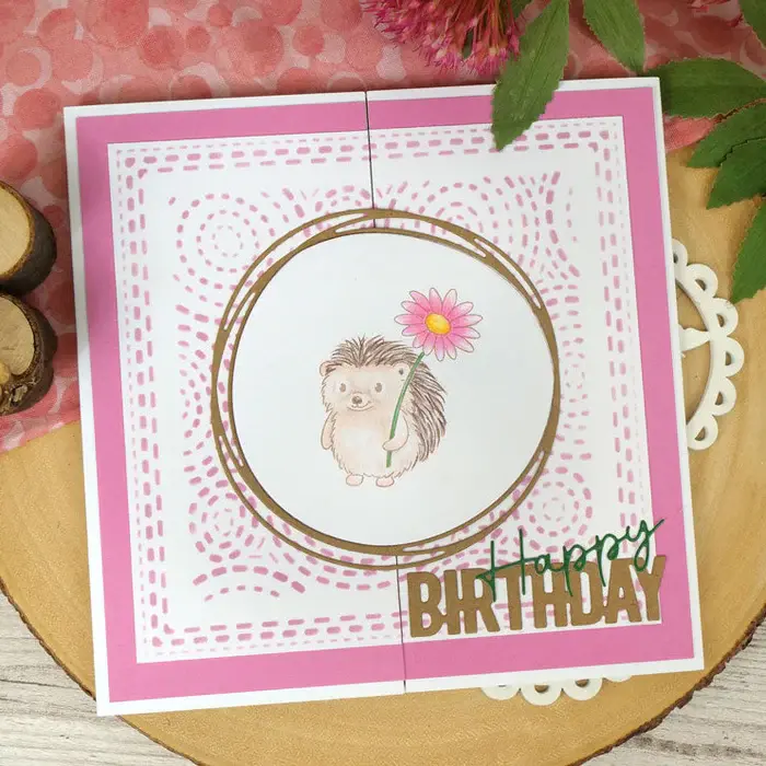 HUNKYDORY CRAFTS LTD. HUNKYDORY MOONSTONE SKETCHY NESTING FRAMES - CIRCLES DIE SET