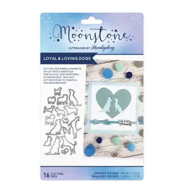 HUNKYDORY CRAFTS LTD. HUNKYDORY MOONSTONE LOYAL & LOVING DOGS DIE SET