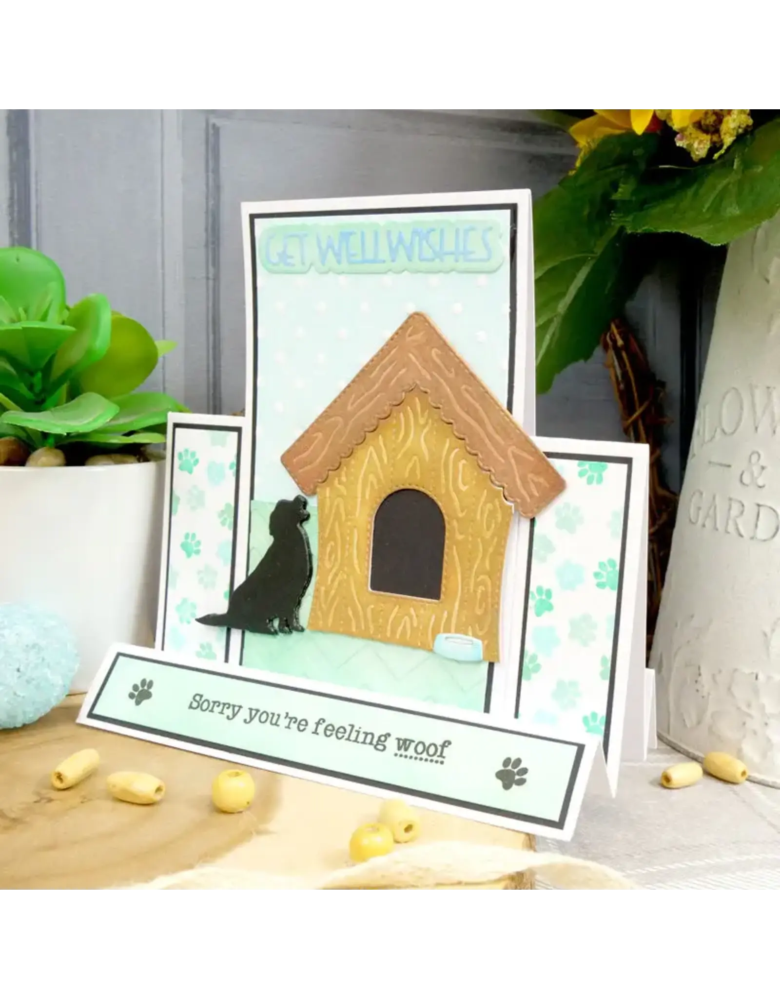 HUNKYDORY CRAFTS LTD. HUNKYDORY MOONSTONE LOYAL & LOVING DOGS DIE SET
