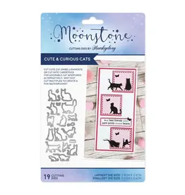 HUNKYDORY CRAFTS LTD. HUNKYDORY MOONSTONE CUTE & CURIOUS CATS DIE SET