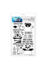RANGER RANGER SIMON HURLEY CREATE BIG HUGS 6x9 CLEAR STAMP SET