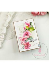 DRESS MY CRAFT DRESS MY CRAFT TROPICAL BEAUTY 4x6 MINI TRANSFER ME SHEET