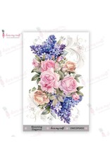 DRESS MY CRAFT DRESS MY CRAFT BLOOMING ELEGANCE 4x6 MINI TRANSFER ME SHEET