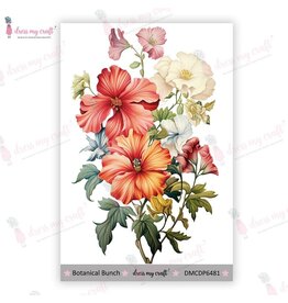DRESS MY CRAFT DRESS MY CRAFT BOTANICAL BUNCH 4x6 MINI TRANSFER ME SHEET