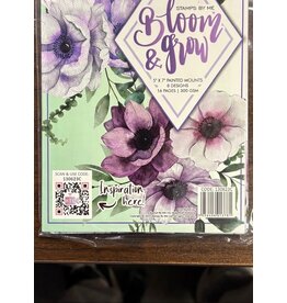 STAMPS BY ME STAMPS BY ME BLOOM & GROW 5x7 PAINTED MOUNTS 16/PK