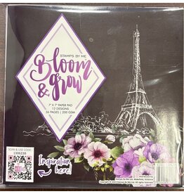 STAMPS BY ME STAMPS BY ME BLOOM & GROW 7x7 PAPER PAD 36/PK