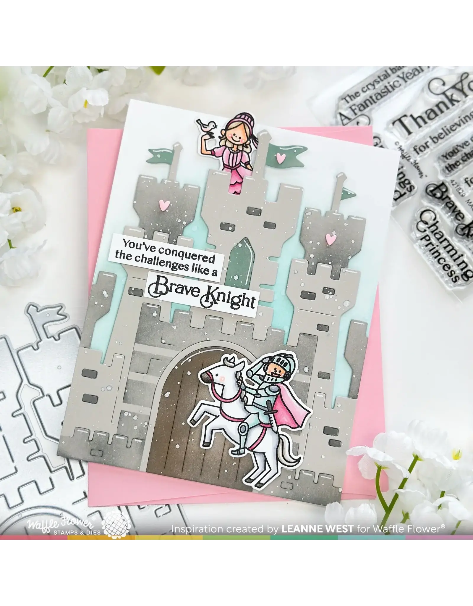 WAFFLE FLOWER WAFFLE FLOWER MAGICAL SENTIMENTS CLEAR STAMP SET