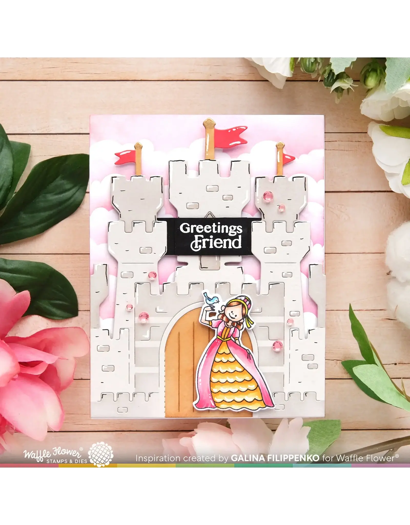 WAFFLE FLOWER WAFFLE FLOWER MAGICAL SENTIMENTS CLEAR STAMP SET