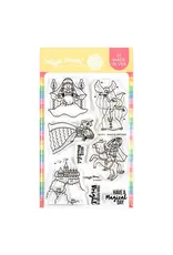 WAFFLE FLOWER WAFFLE FLOWER MAGICAL BIRTHDAY CLEAR STAMP SET