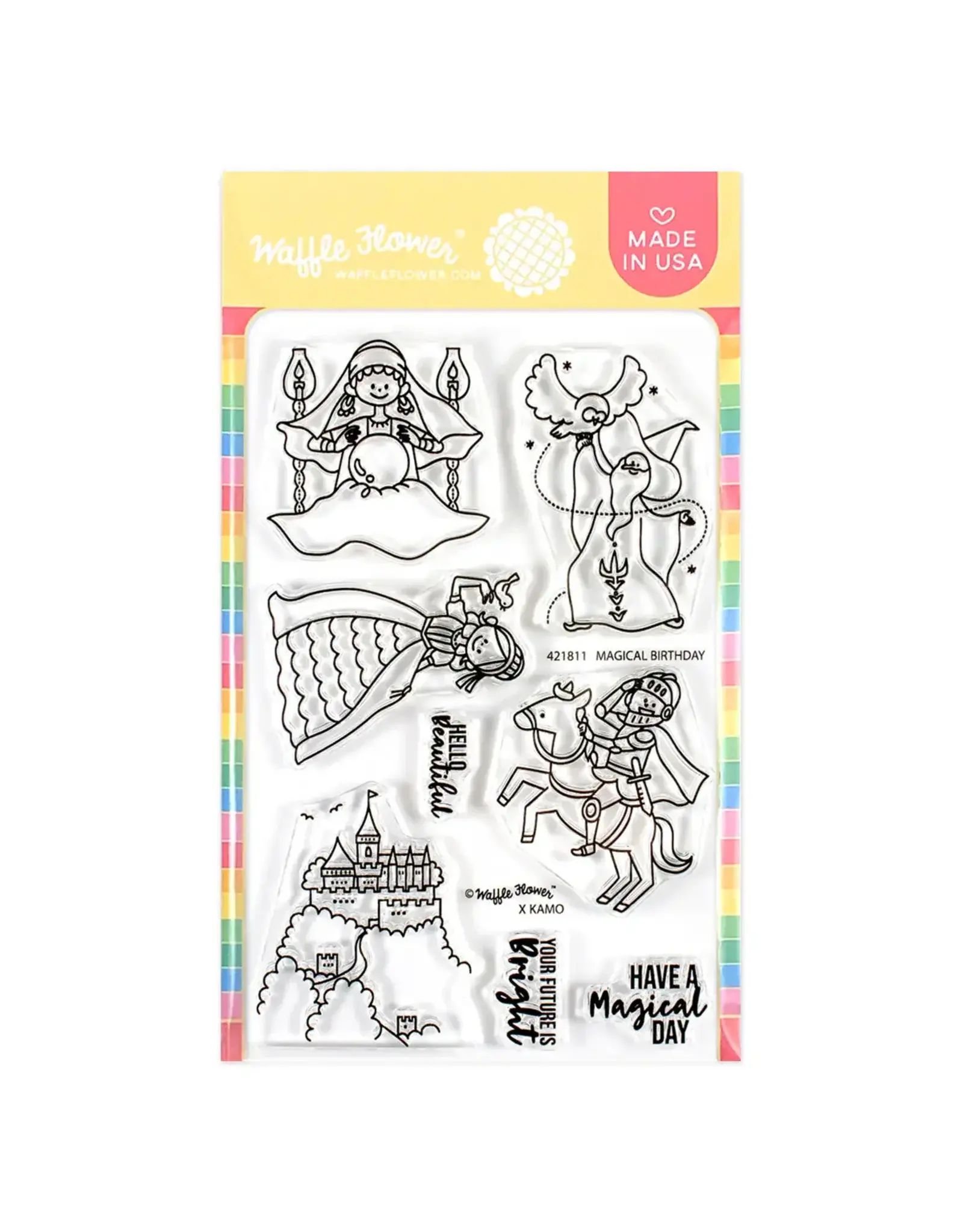 WAFFLE FLOWER WAFFLE FLOWER MAGICAL BIRTHDAY CLEAR STAMP SET