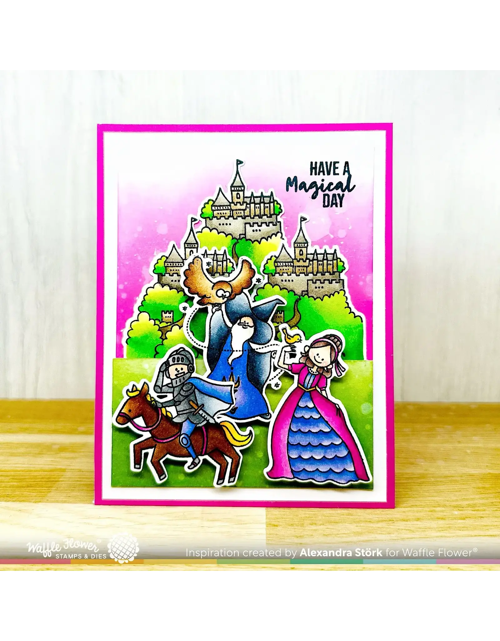 WAFFLE FLOWER WAFFLE FLOWER MAGICAL BIRTHDAY CLEAR STAMP SET