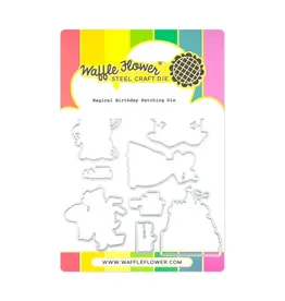 WAFFLE FLOWER WAFFLE FLOWER MAGICAL BIRTHDAY MATCHING DIE SET