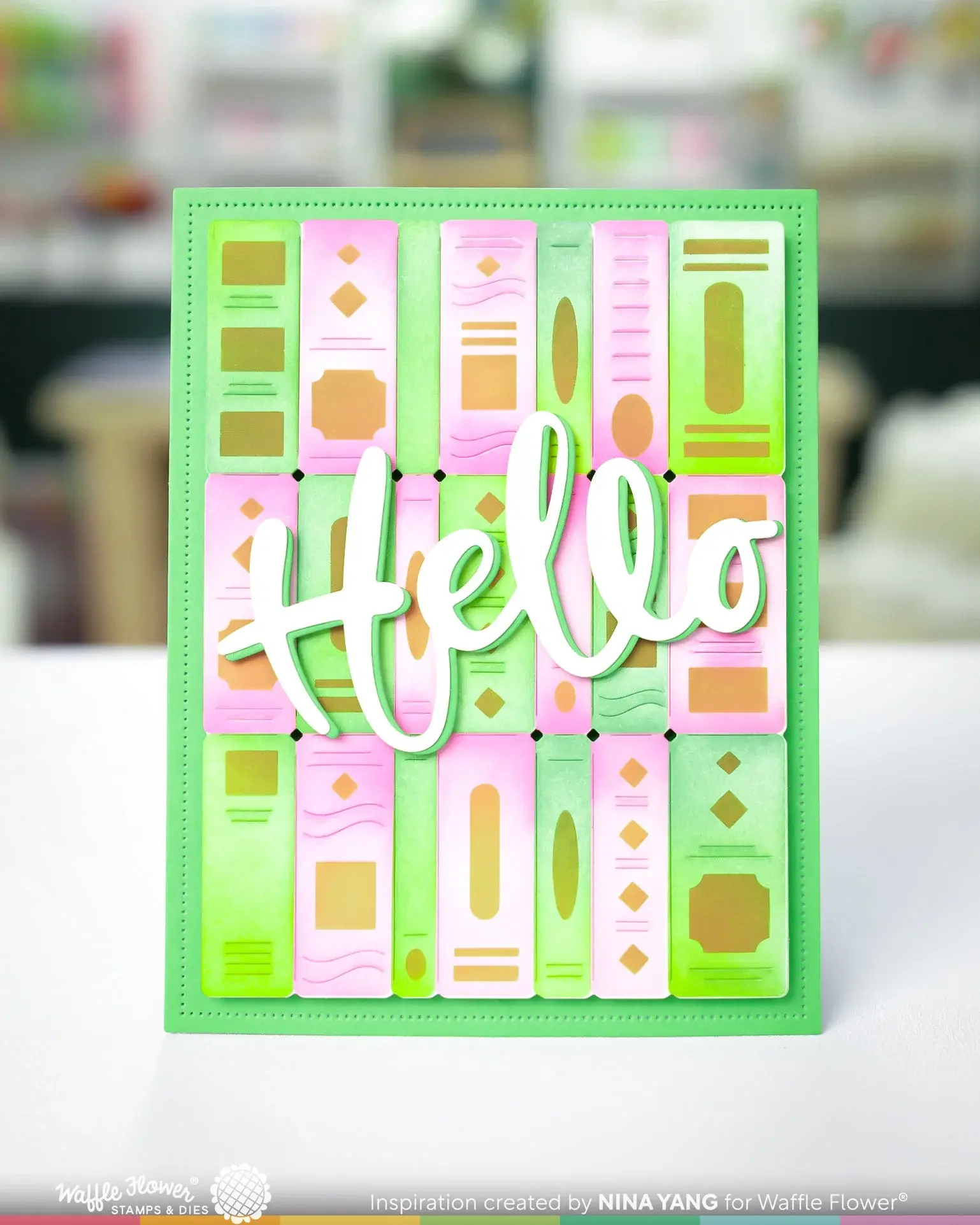 WAFFLE FLOWER WAFFLE FLOWER BOOKSHELF PANEL DIE