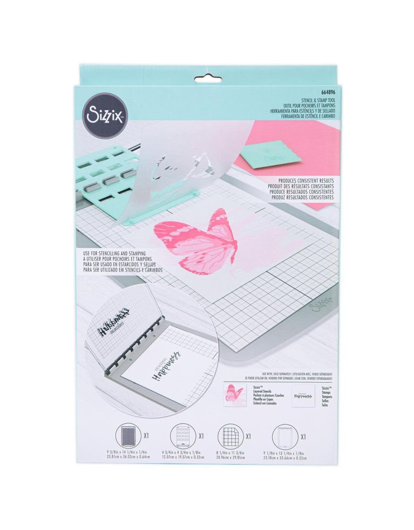 SIZZIX SIZZIX STENCIL & STAMP TOOL
