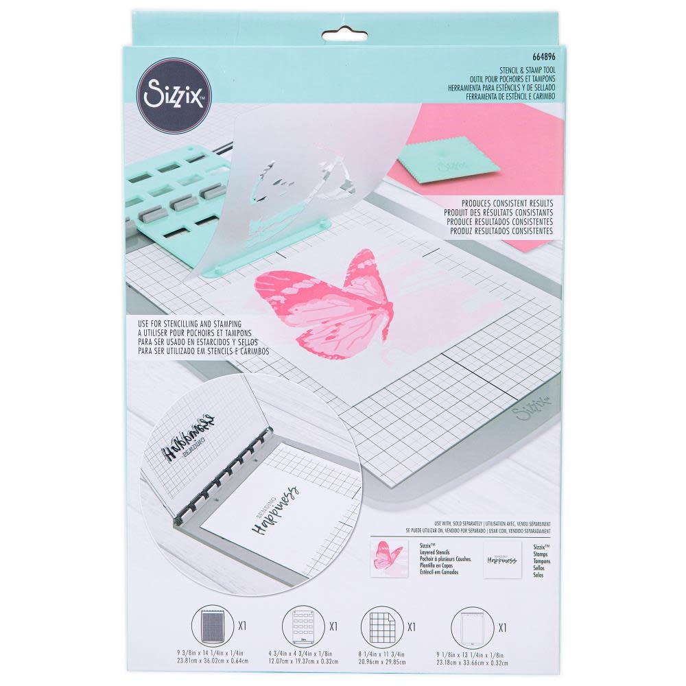SIZZIX SIZZIX STENCIL & STAMP TOOL