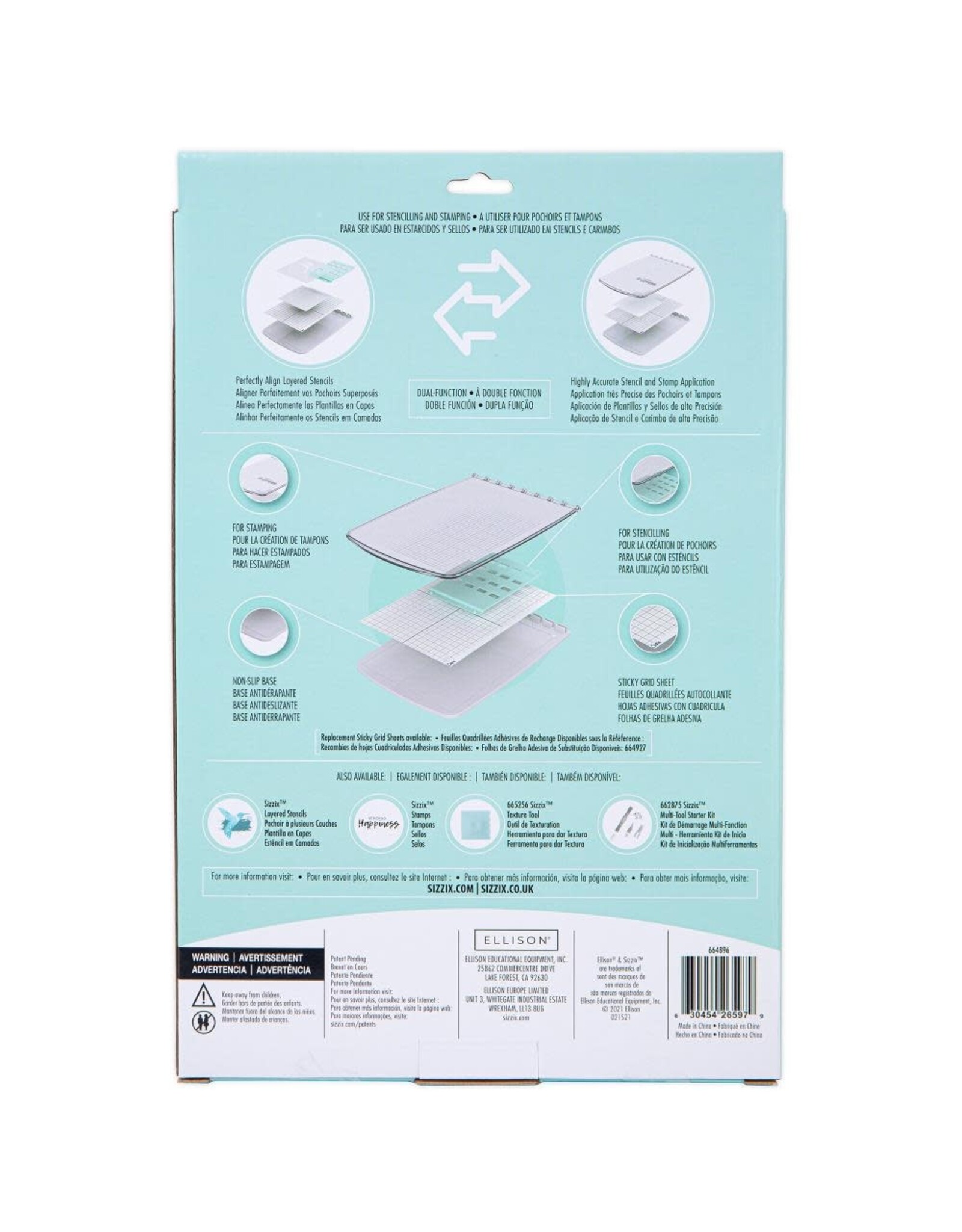 SIZZIX SIZZIX STENCIL & STAMP TOOL