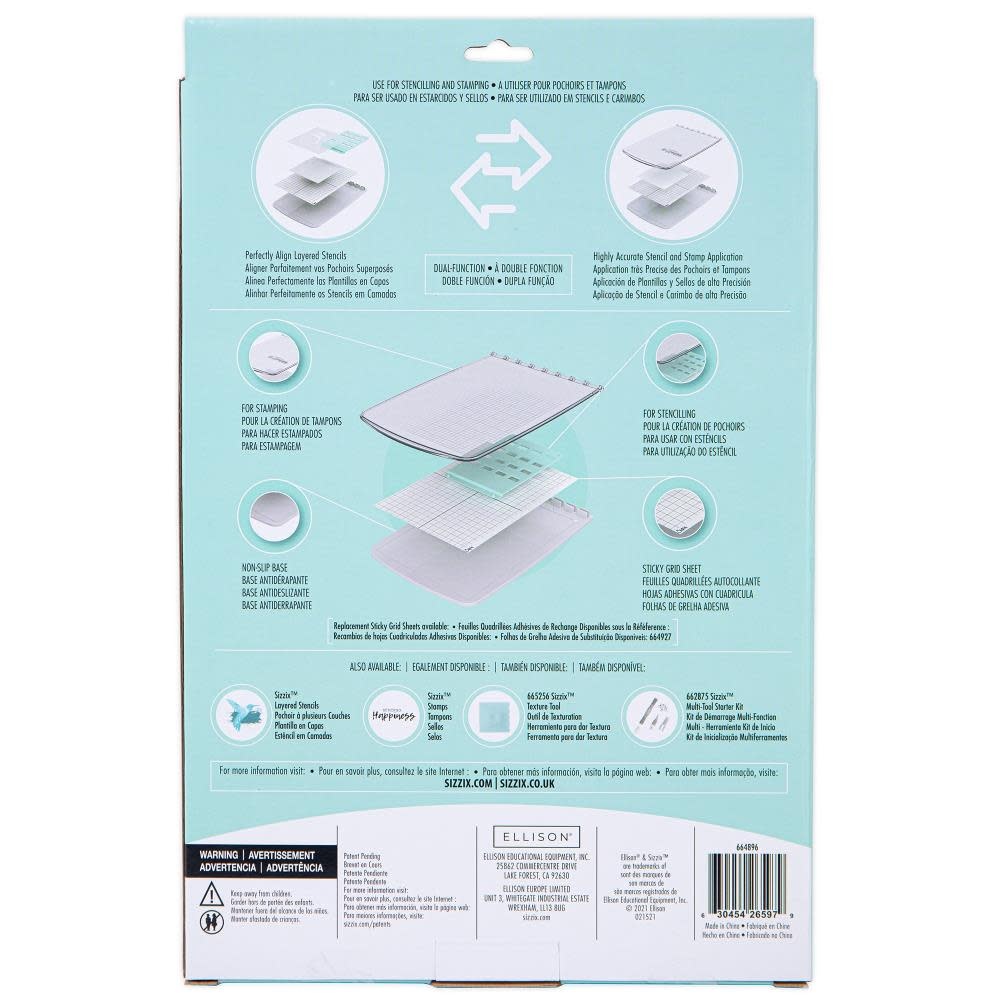 SIZZIX SIZZIX STENCIL & STAMP TOOL